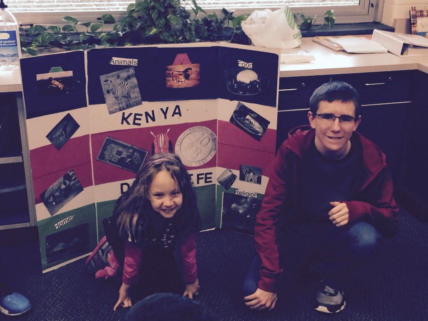 HayshireElement's tweet photo. Middle School students visited Kindergarten today to share about different countries and cultures! http://t.co/SHU7kwrRRu
