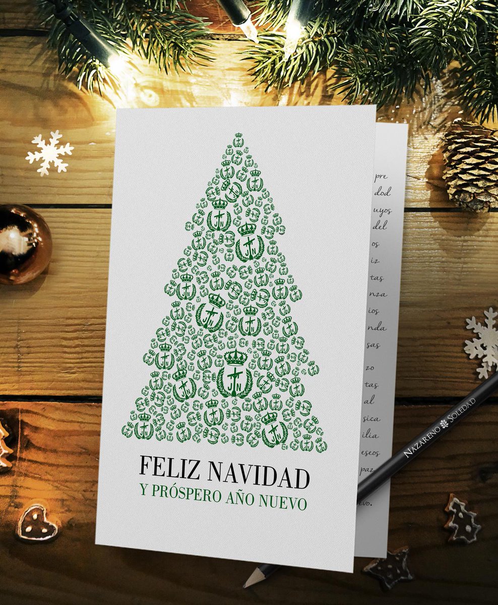 NazarenoSoledad's tweet photo. Desde la Banda Nazareno y Soledad de Astorga os deseamos ¡Feliz Navidad y Próspero Año Nuevo! http://t.co/5ewaRUwZeu