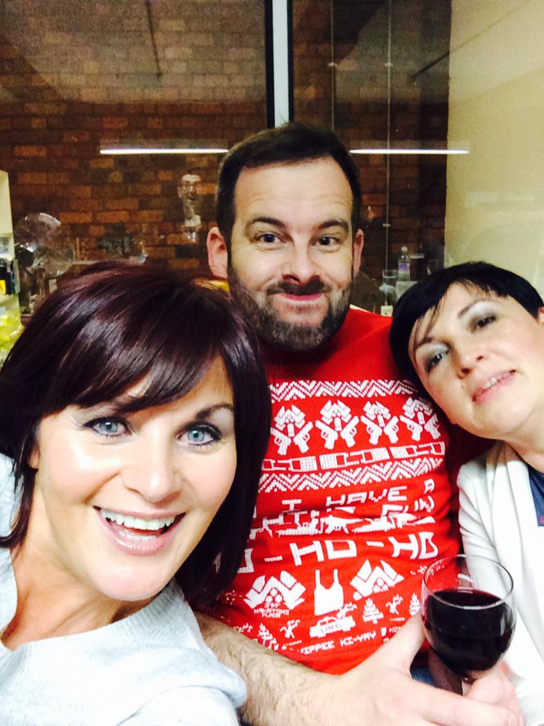 mcdermott_clare's tweet photo. #elevatorxmas Good friends. X http://t.co/6P9ps8fjm2