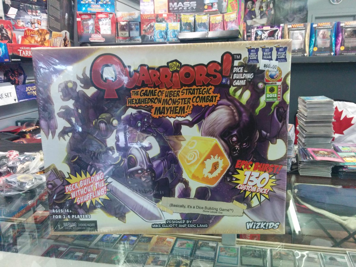 GoBeyondGames's tweet photo. Quarriors Base Set just arrived! #NECA #Dicebuilding http://t.co/6QVZsGtS35