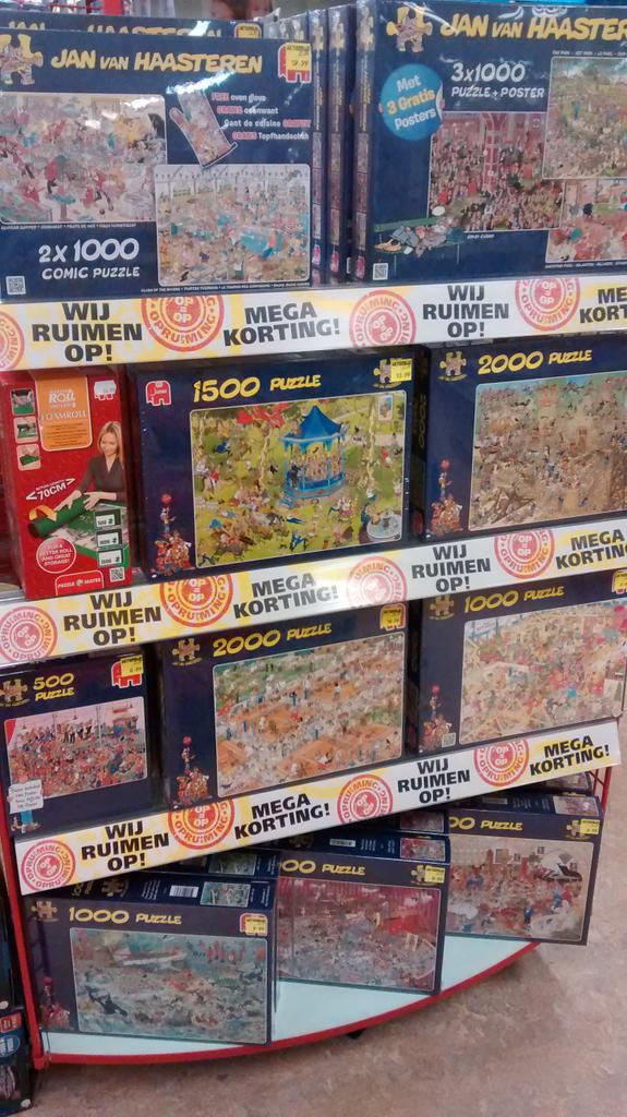 Het is puzzel tijd met #JanvanHaasteren. Nu in de #aanbieding vanaf € 6,99. Bij #MarskramerGrootegast.