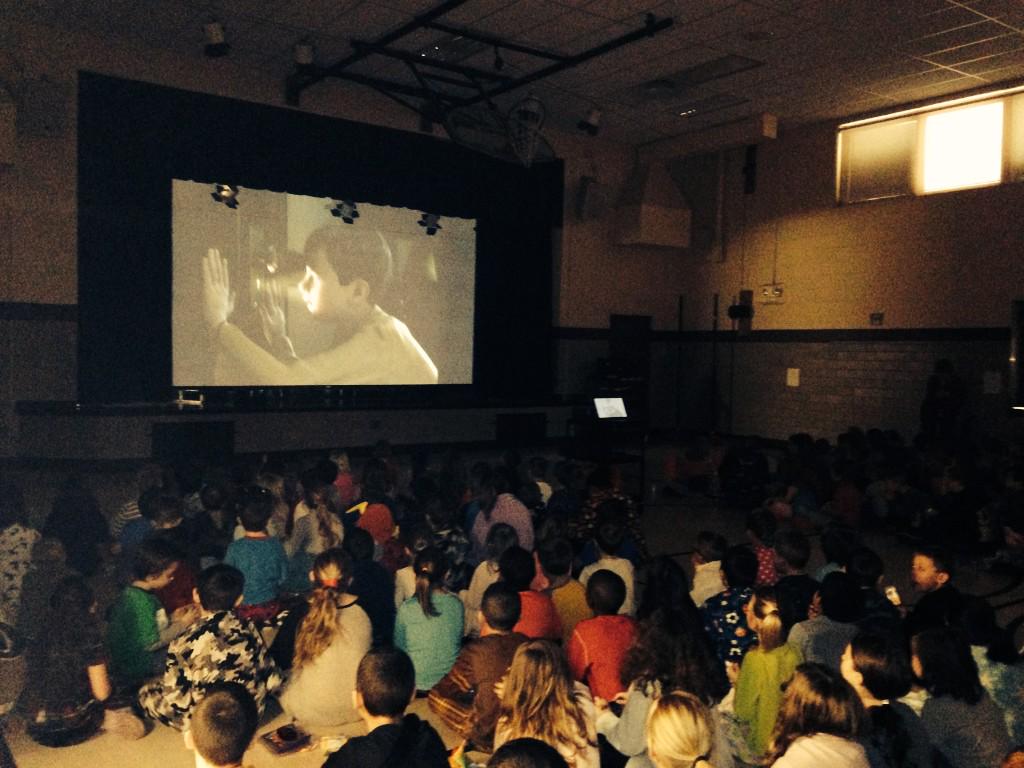 Polar Express movie at Hayes