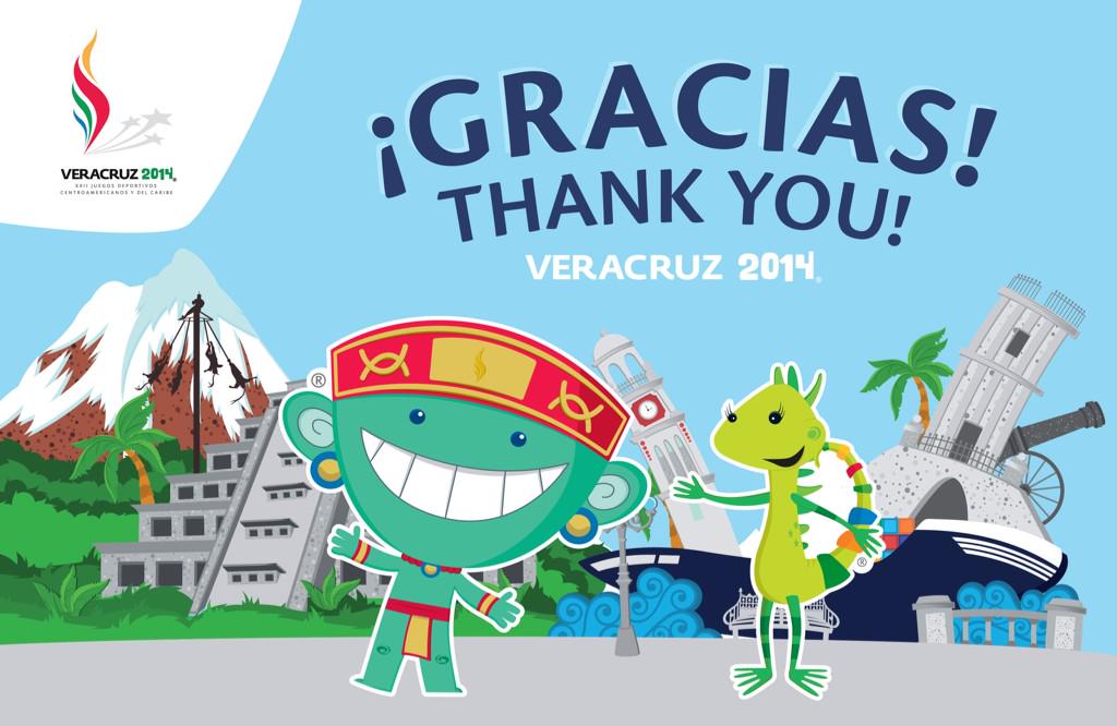 ¡Gracias por ser parte de esta gran aventura! #Veracruz2014 #HicimosHistoria