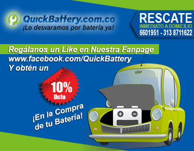 BateriasQuickB's tweet photo. Dale un Like a nuestra Fanpage https://t.co/dd6z8TfUNP y Obtén un 10% de Dcto. en la compra de tu próxima #Batería. http://t.co/bGpbms1v0x