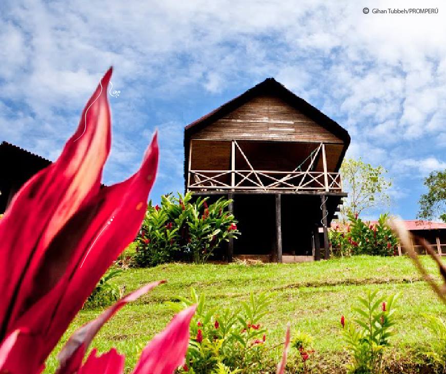 La vista al frente de Lago Lindo en San Martín es hermosa. ¡Dale RT si te gustaría pasar unos días aquí!