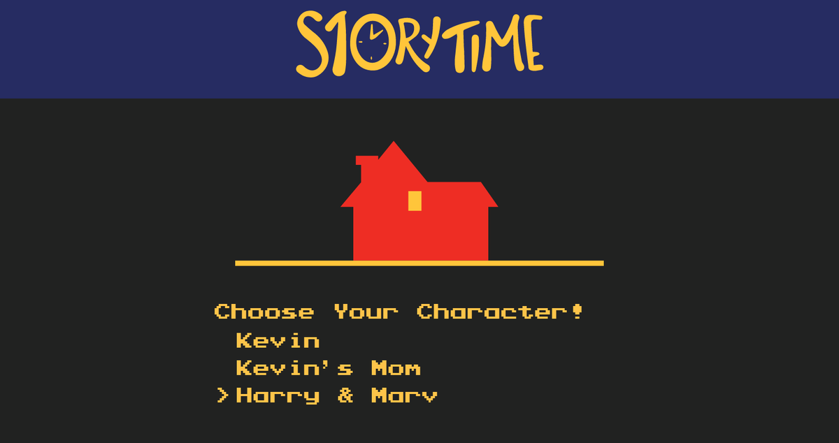aiganebraska's tweet photo. @Bill_Riley &amp; @dylanbaumann made a sweet choose-your-adventure game for #Storytime2. Play http://t.co/CPTjDXpnTF http://t.co/o9QaadQAQK