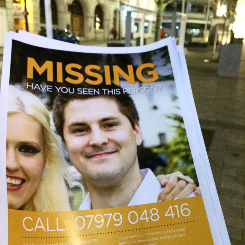 Out in #Maidstone tonight? We're here, in the hope that we'll #FindPatLamb. More details at FindPatLamb.co.uk