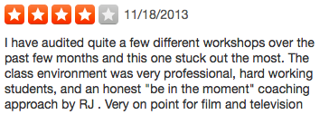 _RJadams's tweet photo. Nothing but great comments on Yelp for The Actors Workshop! Stop by http://t.co/2yhDVzmZEE