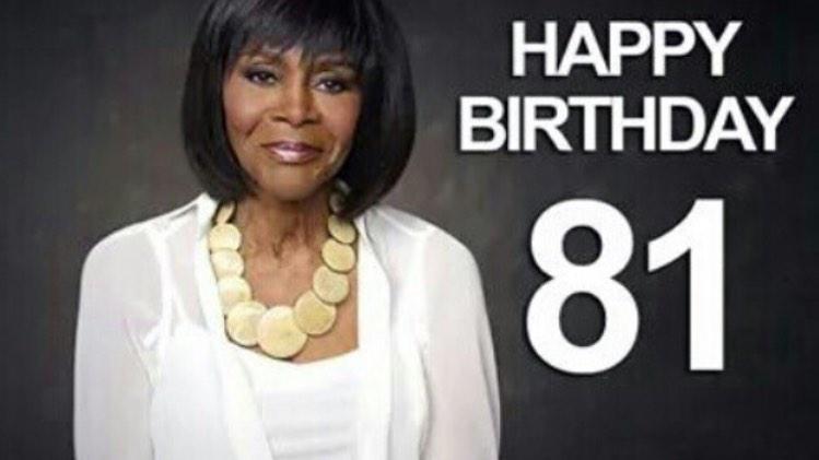 She look 60 Cicely Tyson looks amazing at 81 ... Happy Birthday!! 