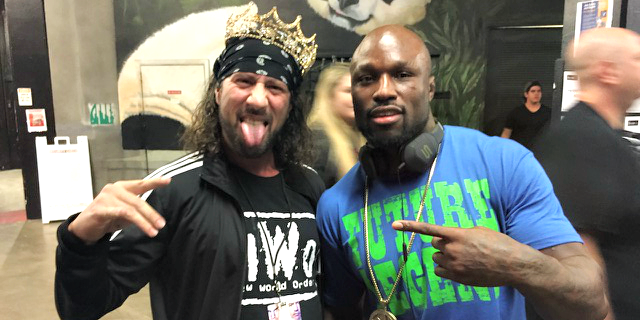 Great moment with @TheRealXPac at #Bellator131