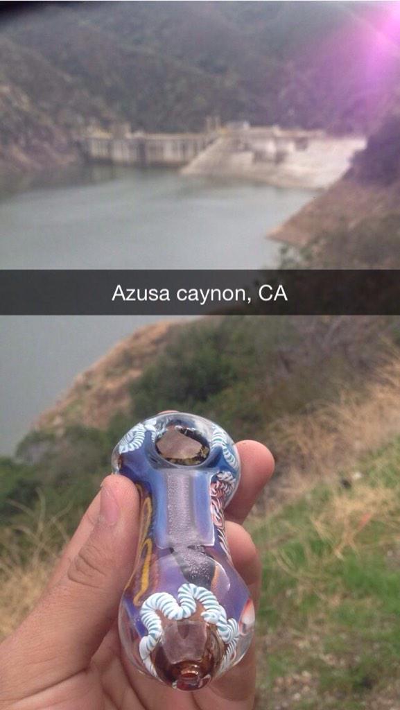 SnapchatView's tweet image. Azusa Canyon , CA
