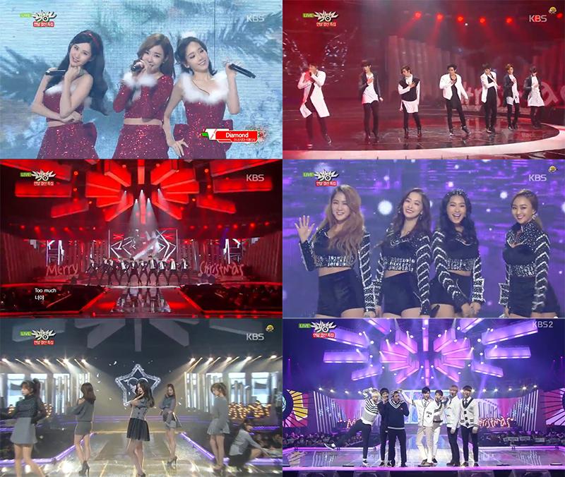 soompi's tweet photo. #MusicBank Year End Special: #TaeTiSeo, Taemin, BEAST, INFINITE, #EXO, SISTAR, APink &amp; more! http://t.co/mtIbMffyta http://t.co/pjtg5rw9yP