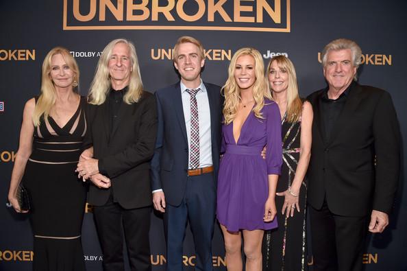 #Zamperini family attending the premiere of <a href="/UnbrokenFilm/">Unbroken</a>, 57 years after <a href="/UniversalPics/">Universal Pictures</a> bought the film rights.