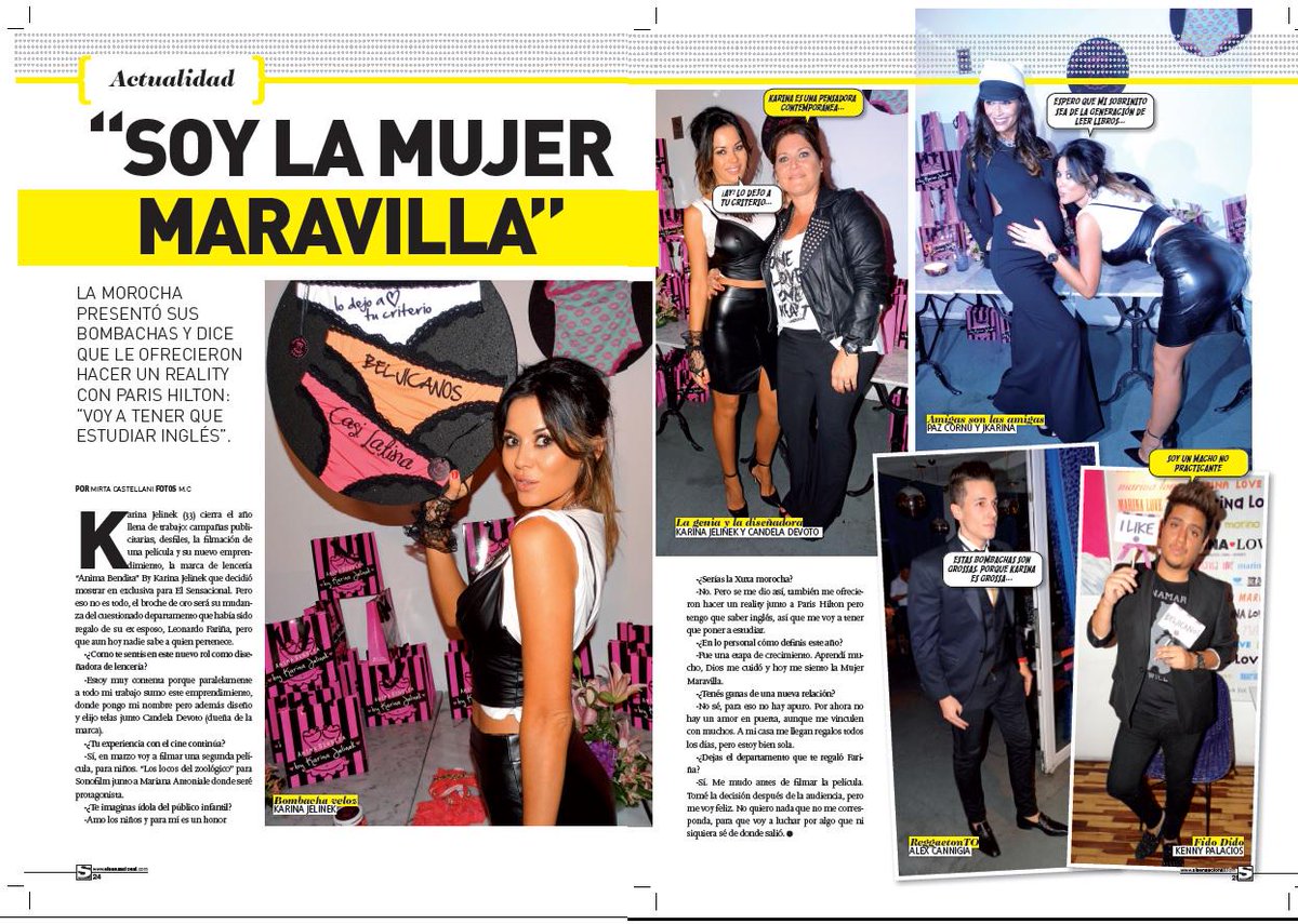 Mirtac23's tweet photo. Las bombachas de @Karijelinek  en El Sensacional!! http://t.co/BcfLkni4rh