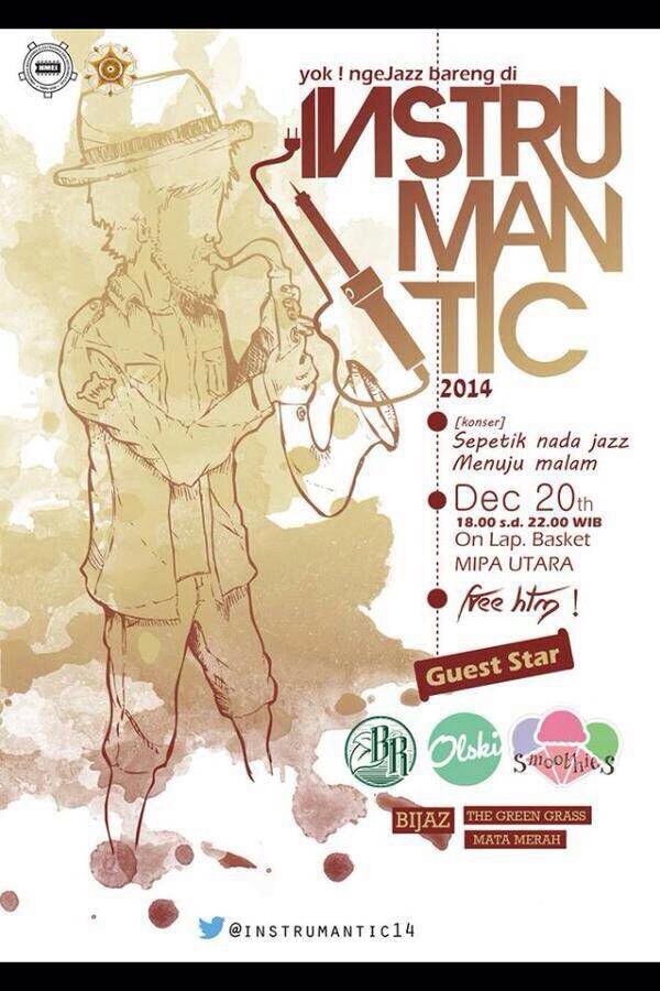 boardingroom's tweet photo. Malam ini! @instrumantic14 ! 
Lap. Basket MIPA Utara
18.00 - 22.00 WIB
Bebas HTM http://t.co/AVN5cIVGvy