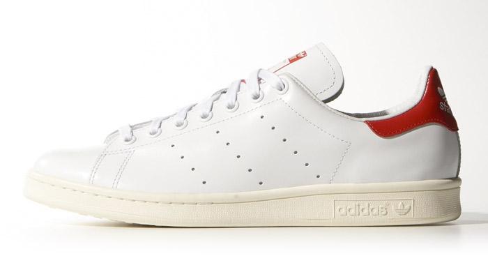 stan smith vintage red