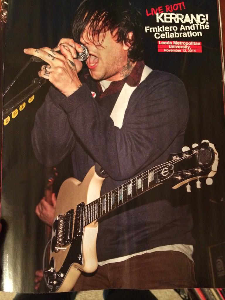 AcsGarza's tweet photo. One last #FrankFriday thanks to my newly arrived Kerrang! mag... #posterincluded #rockinmomentsoftheyear
#frankiero http://t.co/aRzup5WrFQ