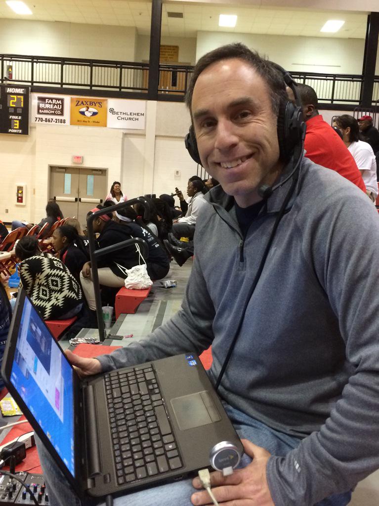 NelsonJSanders's tweet image. Tom Rose of #WJBBRadio broadcasting from the WBHS