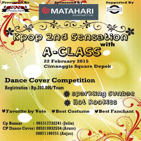 <a href="/WASSUPXY/">OPEN AUDITION</a> come n join dance cover competition 22 feb 2015 at Cimanggis Square Depok^^ more info >> <a href="/kss_event/">Un DEMELZA</a>