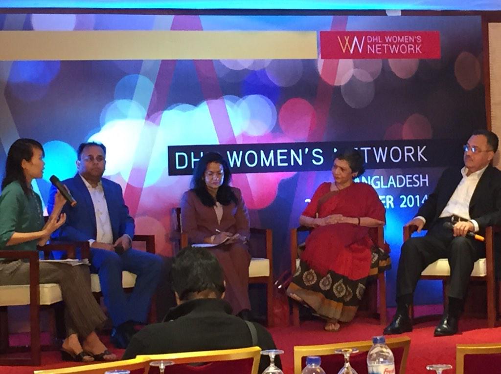 Feliciaghx's tweet photo. Such inspiring discussions happening at the launch of the DHL Women's Network in Bangladesh today. #DHL #DHLWN http://t.co/u5c9yE3fpg
