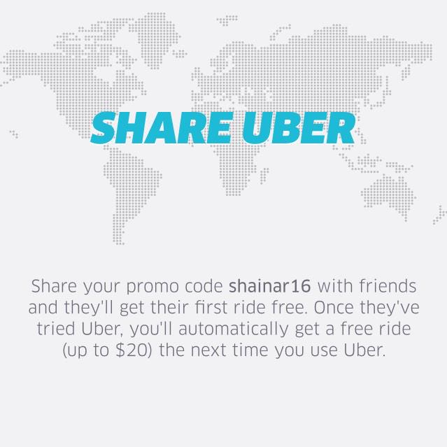 sincerelyshaina's tweet image. DOWNLOAD UBER enter my promo code and get your first ride for FREE up to 20$ value !! #UBER #USEUBER #DOWNLOADUBER