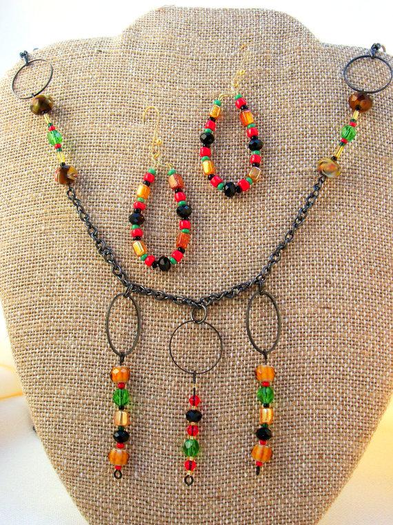 Ellie1029's tweet photo. Kwanzaa Necklace and Earrings Set $30 http://t.co/seOPWH3z29  #jewelry #SBPbiz #fashion #EtsyJT #etsyretwt http://t.co/wyUAkTr2uk