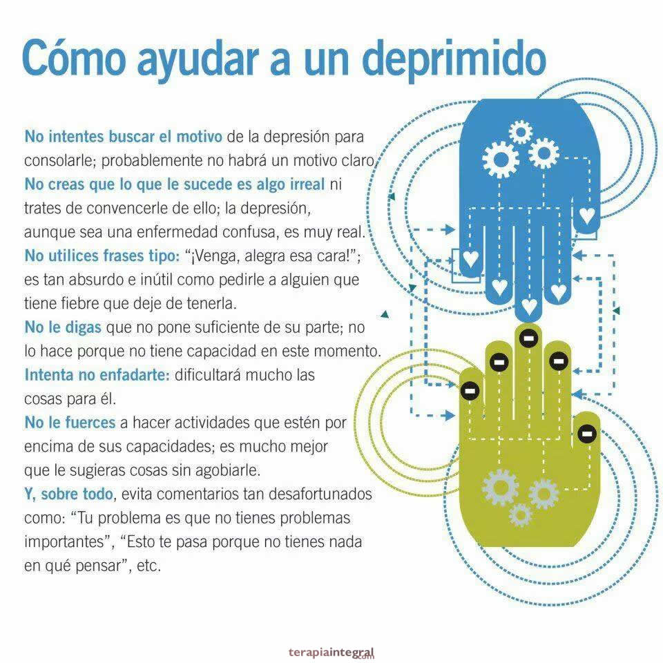 saludyenergia's tweet photo. ¿Cómo ayudar a un deprimido? #DepressionIsReal #DepresionEstacional #YaMeCanse8 http://t.co/P1ILbJWmVC http://t.co/dmLwgQOdRJ