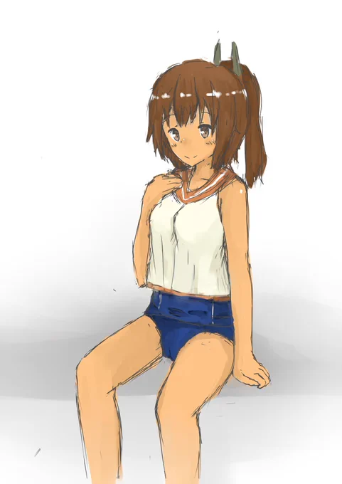 数日前に描いたの伊401です。 