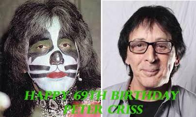 HAPPY BIRTHDAY PETER CRISS. 