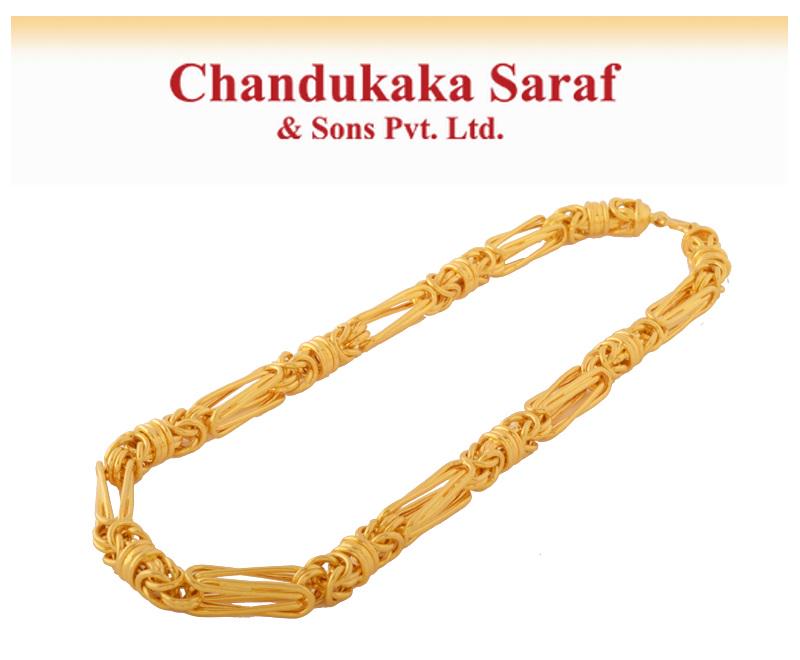 Chandukaka saraf gold chain designs sale