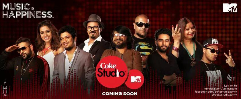 MTVIndia's tweet photo. Gear up for @cokestudioatmtv feat artists @paponmusic @ItsAmitTrivedi @rekha_bhardwaj @ipritamofficial @Its_Raftaar http://t.co/KChRevfoqs