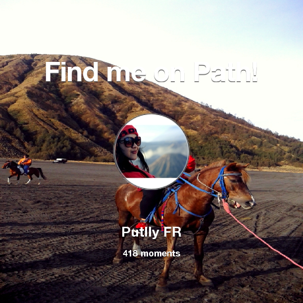 Putllynamikaze's tweet photo. I've shared 418 memories with my friends on #Path - see them now at http://t.co/DICTWIif3Q! #thepersonalnetwork http://t.co/ZNfWYcB4HF
