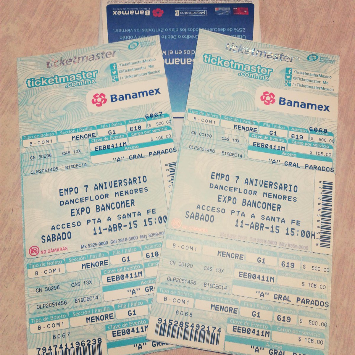 ChantalTrainor's tweet photo. UN SUEÑO HECHO REALIDAD EMPO 2015! @EMPOTV @nervomusic #11Abril2015 #EMPO #Mexico *w* <3 http://t.co/UBTgmU9ylB