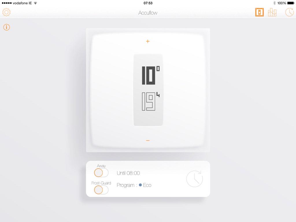 Guardiantrade's tweet image. Netatmo Smart thermostats designed by Stark. A perfect single zone solution. bit.ly/1AQglrA Order now.