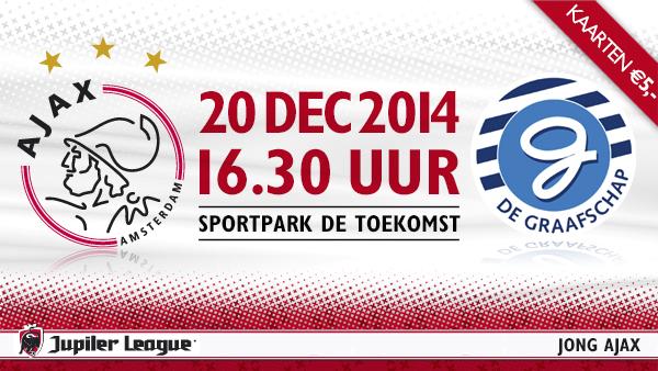 AFCAjax's tweet photo. Vanmiddag #JongAjax - De Graafschap op de Toekomst! Tickets vanaf € 5. Kinderen t/m 13 betalen slechts € 1. #ajagra http://t.co/kUGCFkf42i