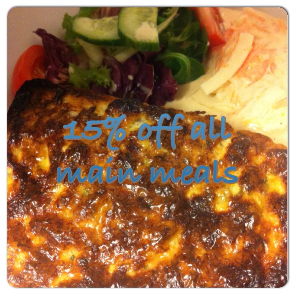 Today's offer is....15% off all main meals! Just quote #12DaysOfChristmas when ordering