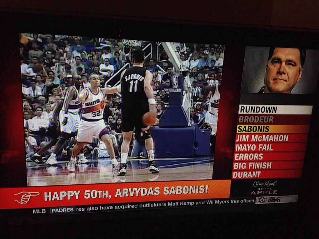 . wishes Arvydas a Happy Birthday |      