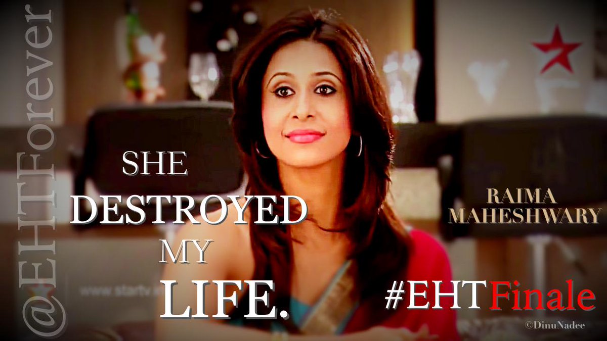 EHTForever's tweet photo. @KishwerM #EHTFinale
Thank u so much for #LoelyAct in #EHT show as a #RaimaMaheshwari
#EHTFamily
@EkHaseenaThi http://t.co/YZIj6g6Dn0