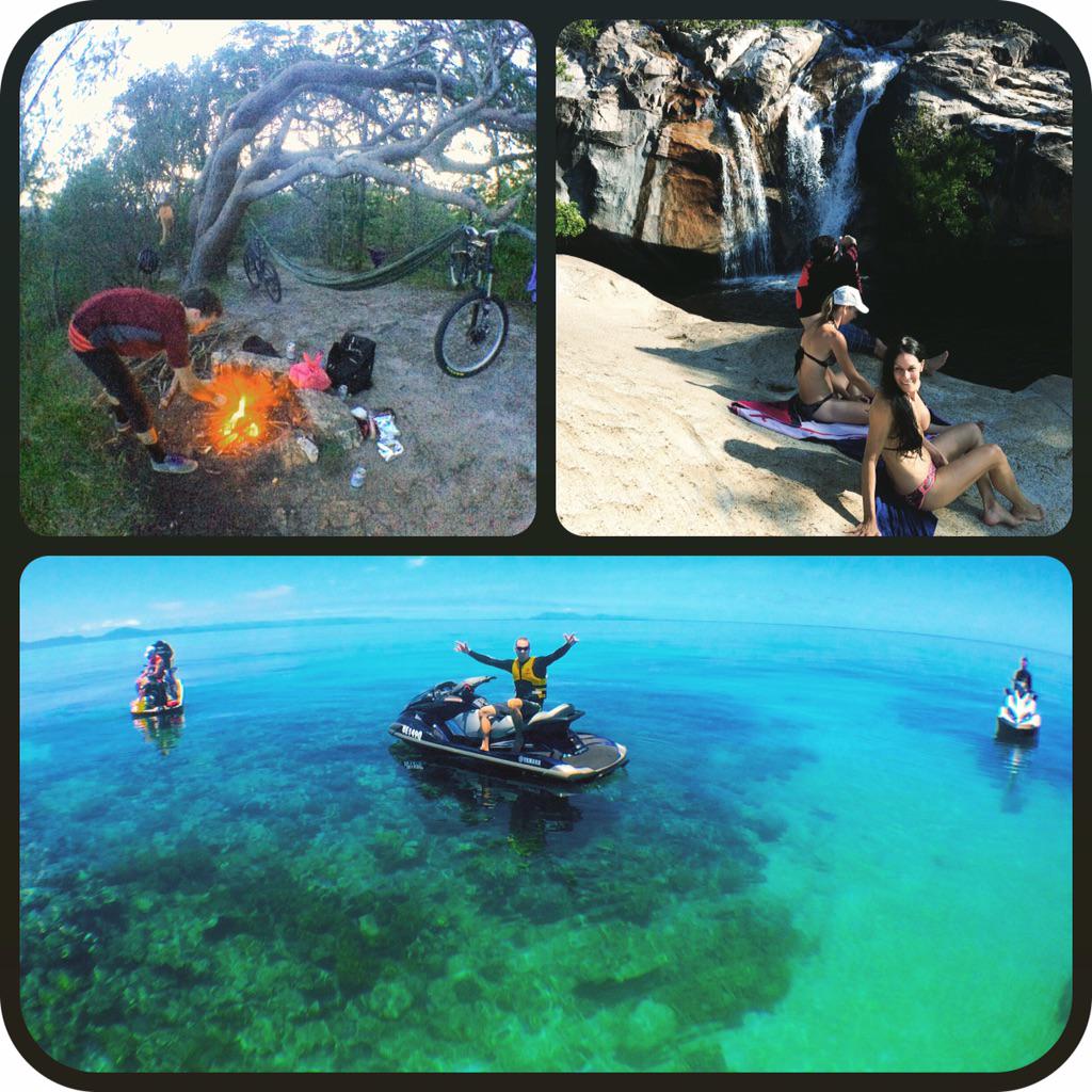 jacobstrail's tweet photo. Summertime holidays kicked off with some rides, dives and swims, Cairns style. http://t.co/mxEZbhK8uk