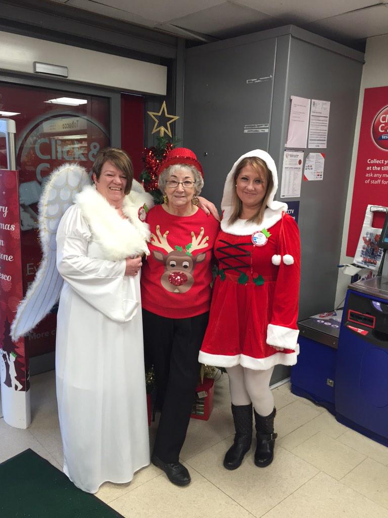 emmakelly1980's tweet photo. Xmas dress up day @Alkrington2197 @philwoodhouse @Lindsaytesco @jodibogi @RosieCoupe @PaulGriffin18 🎄🎅🎄🎅 http://t.co/150DKsteNM