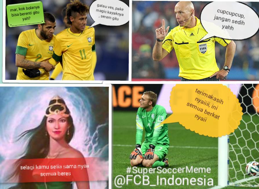 FCB_Indonesia's tweet photo. "TERIMAKASIH NYAI" #SuperSoccerMeme #SportRace2014 @my_supersoccer @bolanewscom http://t.co/c4JrOVGpl3