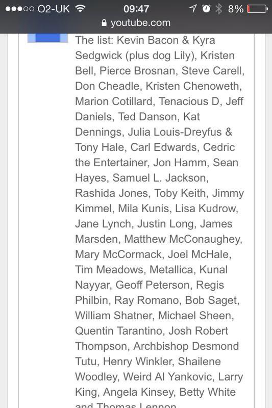 deadmanfall1's tweet photo. Heres a list of all the folk who appeared in the video folks..... http://t.co/gh87xXLRIP