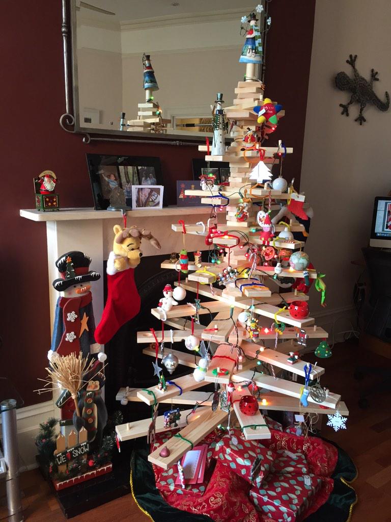 wiifitmama's tweet photo. Our new @timbatree is up! Love it!  #timbatree2014 http://t.co/WI5BPg2AOw
