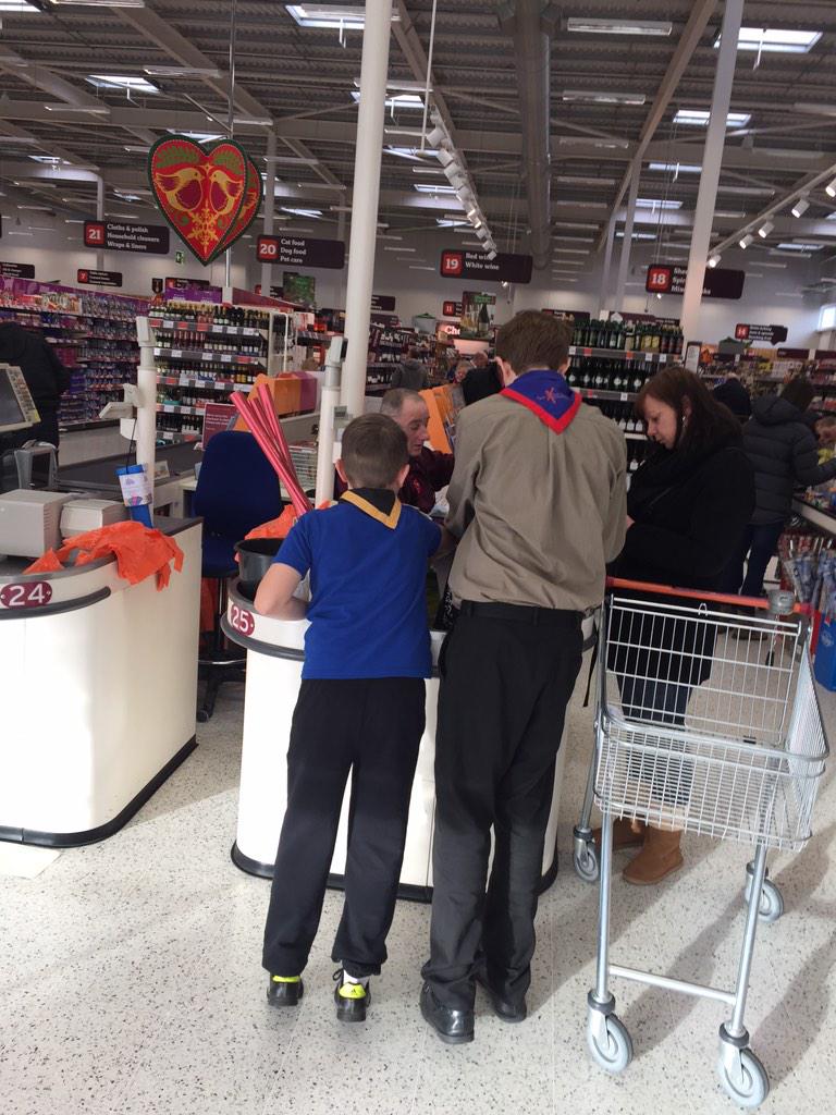 AyersExtreme's tweet image. Bagpacking at @sainsburys today for Carlisle Carers #scoutshelpothers #iSCOUT