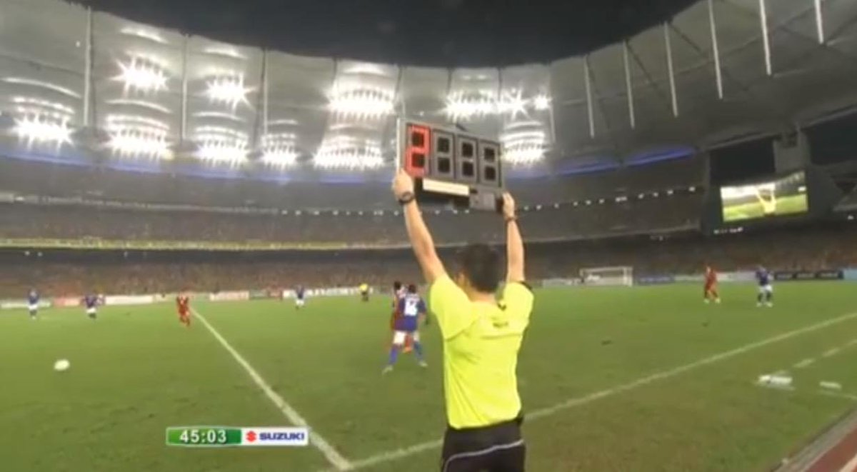 2 mins additional time #AFFSuzukiCup http://t.co/G91bZZfy1A