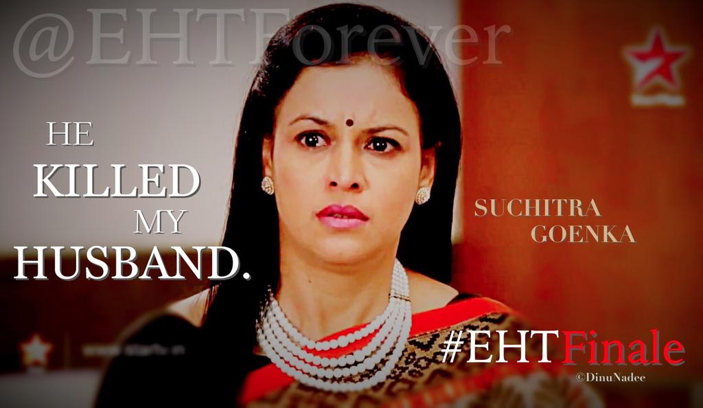 EHTForever's tweet photo. #EHTFinale
She lost his husband.. #SuchitraGoenka
#IornLady in #EHT show. http://t.co/Z12jHXrfuW