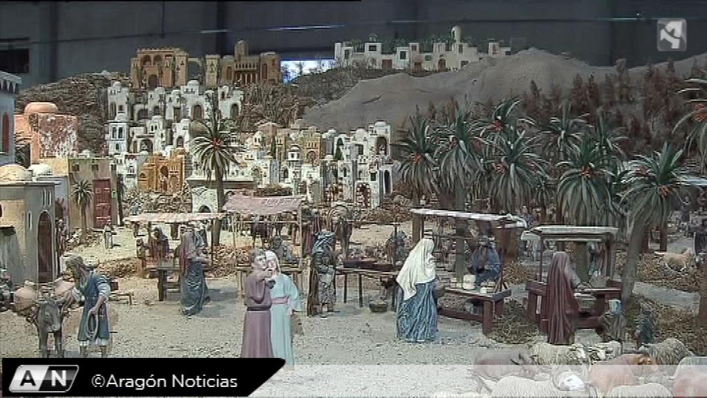 En #AN1 visitamos el belén monumental de #Monzón en #Huesca Esperan 30.000 visitantes.