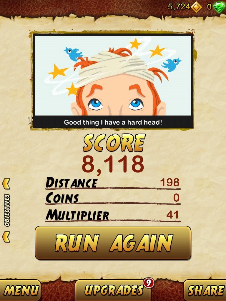 kiaramoon's tweet photo. I got 8118 points while escaping from a Giant Demon Monkey. Beat that! http://t.co/MZ0hdYUuFh http://t.co/bqnLABrIKp