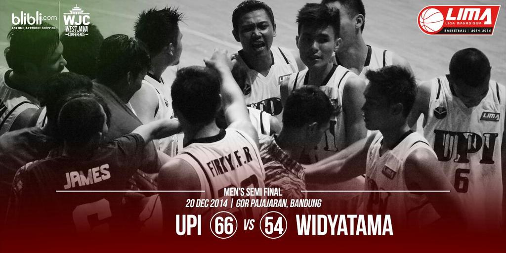 End of game <a href="/UBBBS_UPI/">Basket UPI Bandung</a> vs <a href="/UTamaBasketball/">Widyatama Basketball</a> (pa) #PlayoffWJC