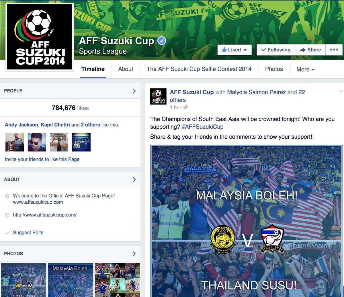 Who is going to claim the 2014 #AFFSuzukiCup? Join the discussion on Facebook &amp;gt;&amp;gt; https://t.co/HSj7ISYTxj http://t.co/SuReKglRcb